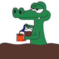 Tired Coffee Sticker by UF J-School