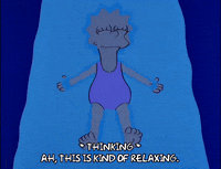 lisa simpson sleeping GIF
