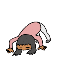 Cartoon Yoga Sticker by BuzzFeed Animation