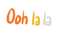 Ooh La La Sprechblase Sticker by Daniela Nachtigall