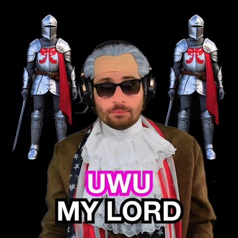 Blushing Founding Father GIF