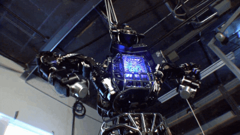 robot unveils GIF by The Verge