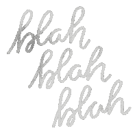 Tired Lettering Sticker