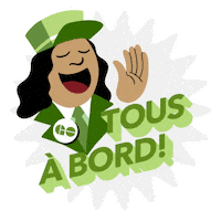 All Aboard Hat Sticker by GO Transit