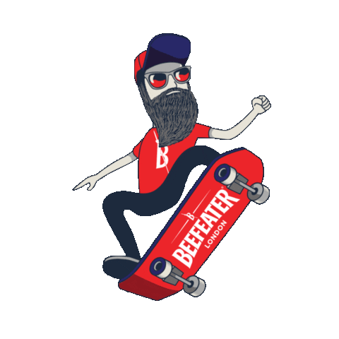 man skate Sticker by Beefeater