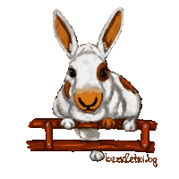 Bunny Sticker by Невидими Животни