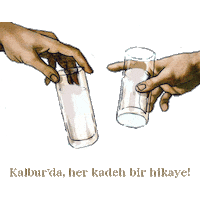 kalburet kalburda her kadeh bir hikaye Sticker