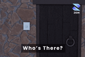Door Whos There GIF by Zion
