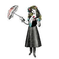 umbrella beatrice bardolf Sticker by T2 Tea