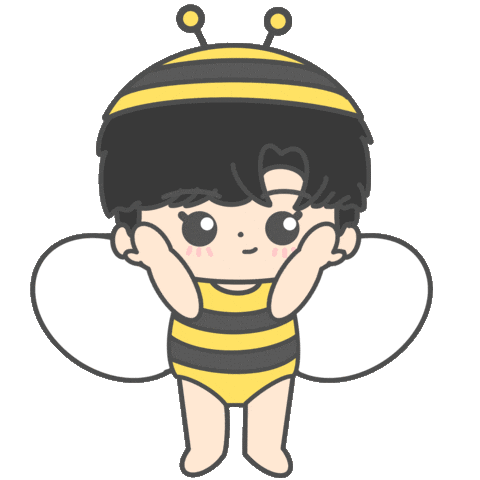 Bee Hide Sticker