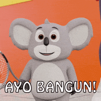 Wake Up Koala GIF by Ertri Indonesia