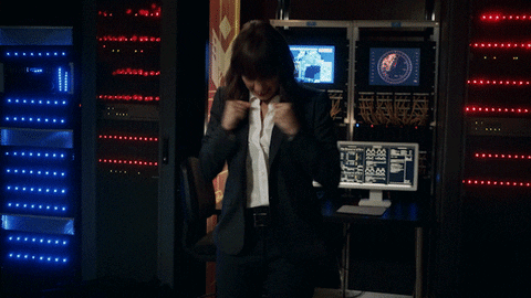 explode lady cop GIF by Angie Tribeca