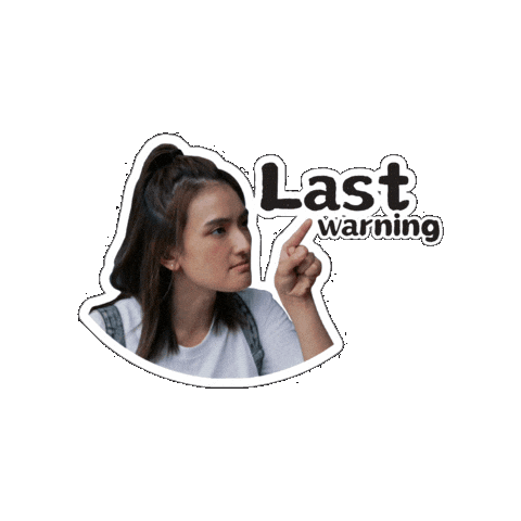 Warning Sticker by Mediacorp SG