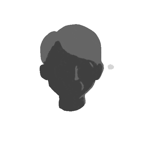 conteleo art face light dark Sticker