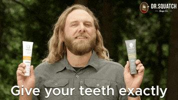 Toothpaste GIF by DrSquatchSoapCo