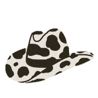 Cowboy Cow Sticker