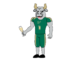 Happy New Year Usf Sticker by University of South Florida