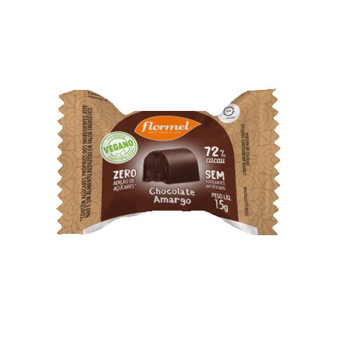 Bombom Vegano Sticker by Flormel Alimentos Saudáveis