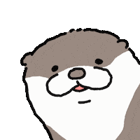 Otter Sticker