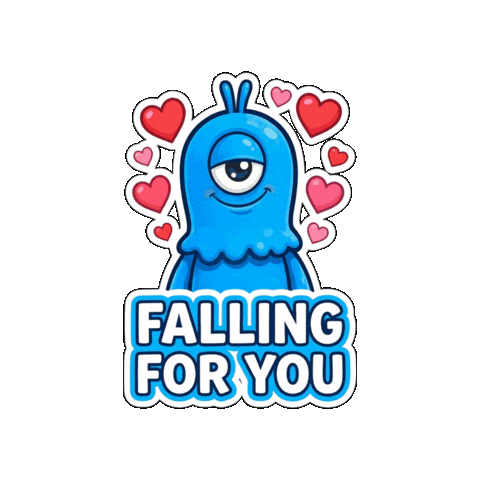 Falling For You Sticker by Momo & Tulus