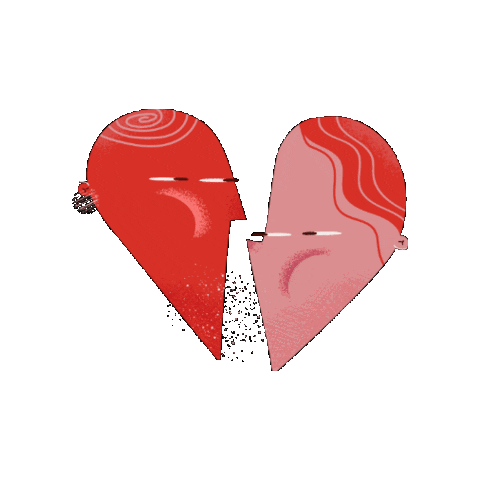 ParisInSydney love heart design weird Sticker