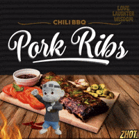 Pork Ribs Foodie GIF by Zhot