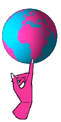 Save The Earth World Sticker by Trap Bob