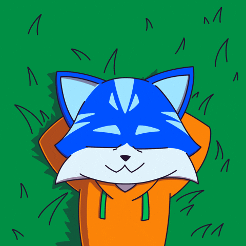 Cat Chill GIF by Toshithecat