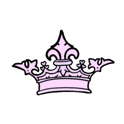 Pink Crown Sticker