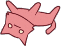 theradboi cat bored dumb zoned out Sticker