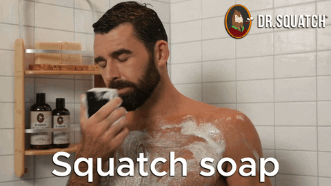 Shower Sasquatch GIF by DrSquatchSoapCo