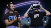 RETROREPLAY clap vr virtual reality ahh GIF
