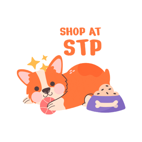 Shopthepaw giphyupload shop now corgi stp Sticker