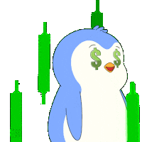 Crypto Arrow Sticker by Pudgy Penguins