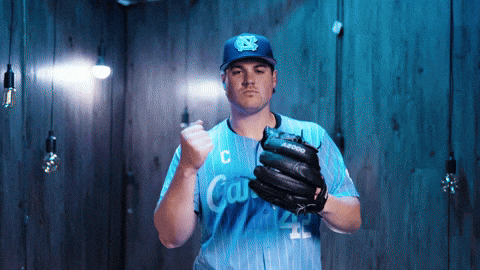 University Of North Carolina Baseball GIF by UNC Tar Heels