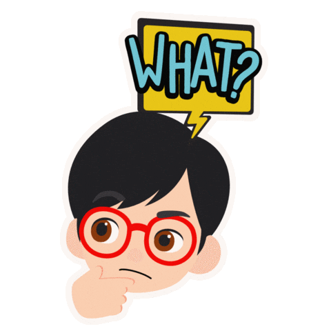 chrisrto giphyupload reaction what confused Sticker