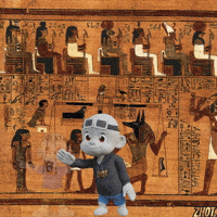 Ancient Egypt Papyrus GIF by Zhot