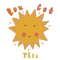 You Can Do It Smile Sticker