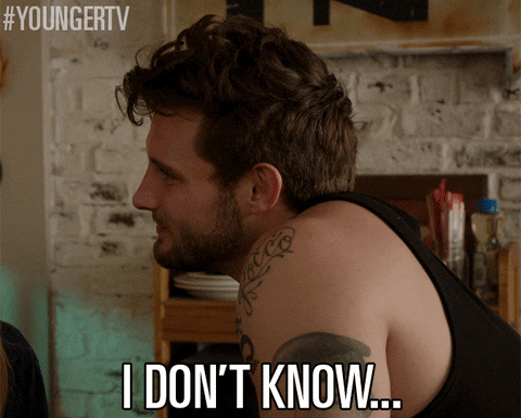 youngertv giphyupload idk i dont know tv land GIF