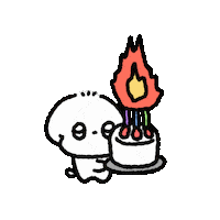 malaeng dog celebration birthday puppy Sticker