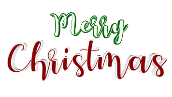 Merry Christmas Sticker by OpticalArtInc.