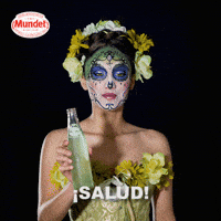 SidralMundet cheers salud coco dia de los muertos GIF