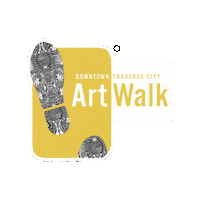 downtown_tc michigan nomi artwalk traverse city Sticker