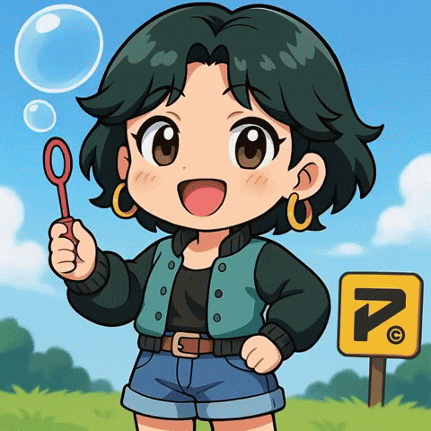 Blue Sky Chibi GIF by Persona