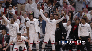 Lets Go Reaction GIF by NBA