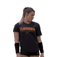 Surprise Volleyball Sticker by Clemson Tigers
