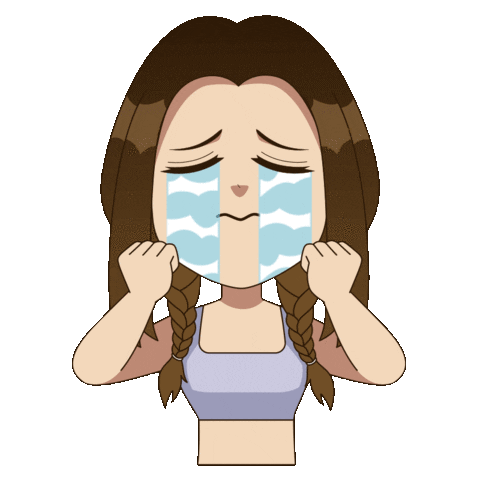Sad Fitness Sticker by Chloe Ting