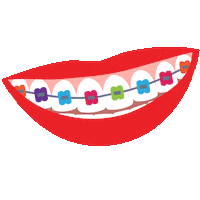 bridgecitybraces smile braces invisalign orthodontics Sticker