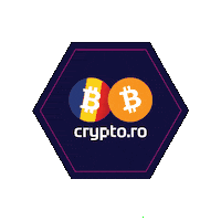 Criptomonede Sticker by crypto.ro