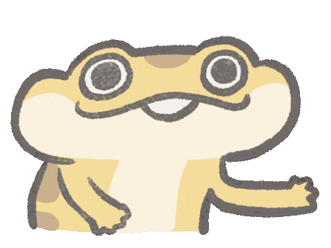 Happy Frog Sticker